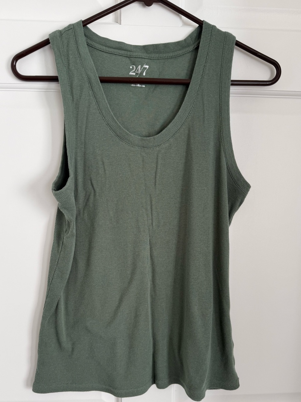 Muted forest green Maurices tank top